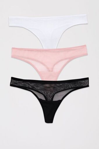 Pacífika Panty x 3 brasilera multicolor oferta