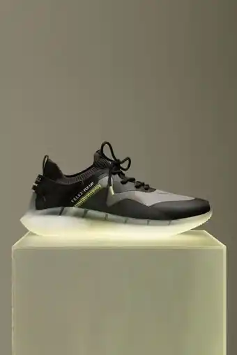 Vélez Tenis deportivos vz fly up para hombre piezas de cuero negro oferta
