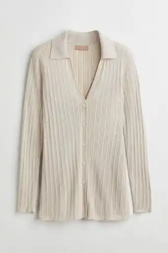 H&M Saco cárdigan acanalado oferta