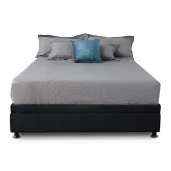 IBG Base cama boston 1,40 * 1,90 m negro oferta