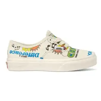 Vans Tenis clásicos blancos authentic x eco theory niños vans oferta