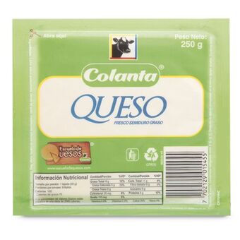 Makro Queso colanta blanco bloque 250g oferta