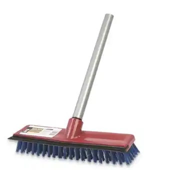 Makro Cepillo piso aro fibra dura con cabo metal oferta