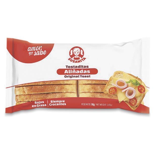 Makro Tostada alinada susanita 90g oferta