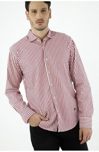 Tennis Camisa para hombre tennis, camisas preteñido manga larga oferta