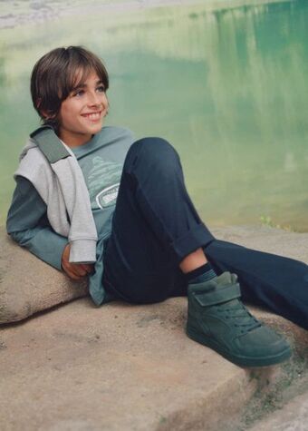 Mango Camiseta manga larga estampada oferta