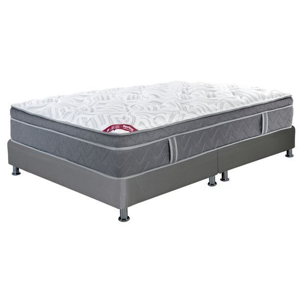 Alkosto Colchón spring doble infinite firme 140 x 190 cm + base cama dividida oferta