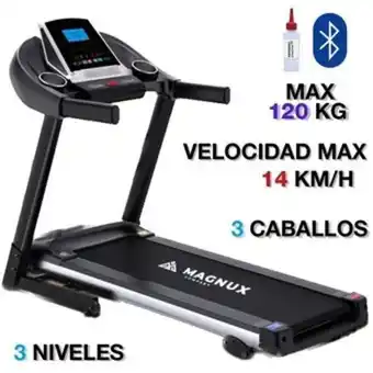 Linio Caminadora trotadora plegable profesional banda 3 caballos. oferta