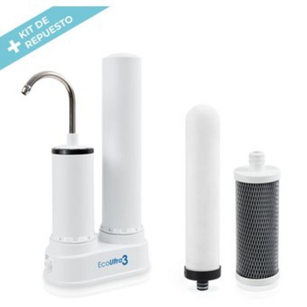 Linio Filtro purificador agua ecotrade filters + kit 2 repuestos oferta