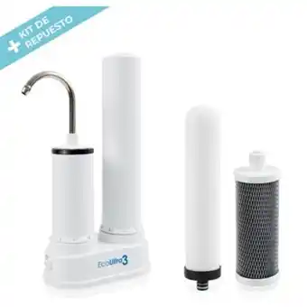 Linio Filtro purificador agua ecotrade filters + kit 2 repuestos oferta