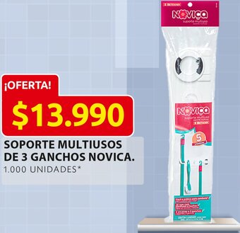 Ara Soporte Multiusos de 3 Ganchos Novica oferta