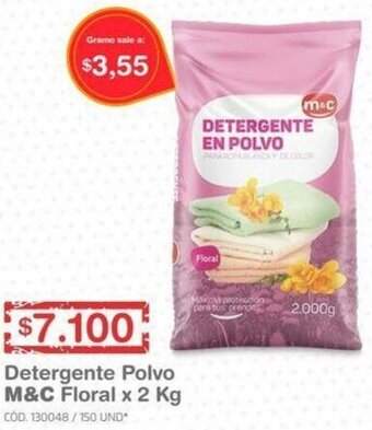 Makro Detergente Polvo M&C Floral 2kg oferta