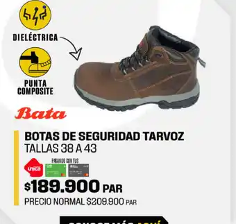 Homecenter Botas de Seguridad Tarvoz oferta