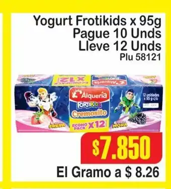 La Gran Colombia Yogurt Frotikids oferta