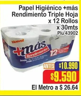 Papel Higienico + Mas