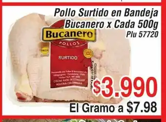 La Gran Colombia Pollo Surtido En Bandeja Bucanero oferta