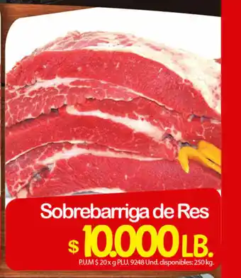Sobrebarriga De Res
