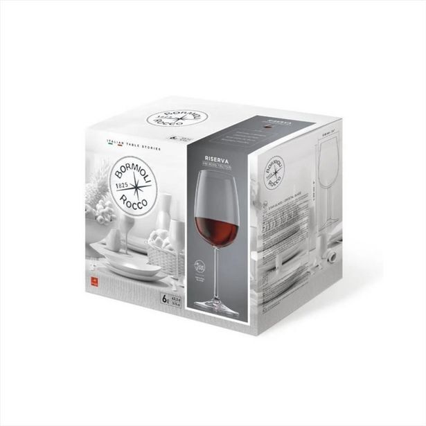 Éxito Copas riserva nebbiolo x 6 unidades bormioli rocco oferta