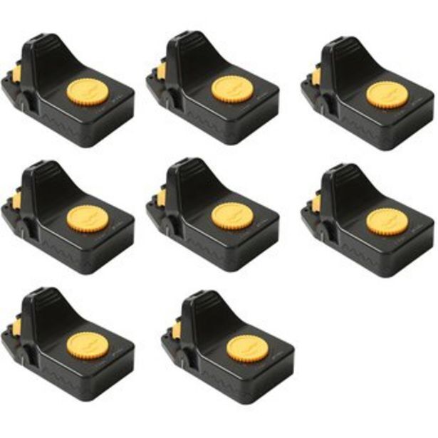 Linio 6pcs trampa de ratón efectiva sensibilidad de ahorro de trabajo reutilizable asesino del ratón oferta