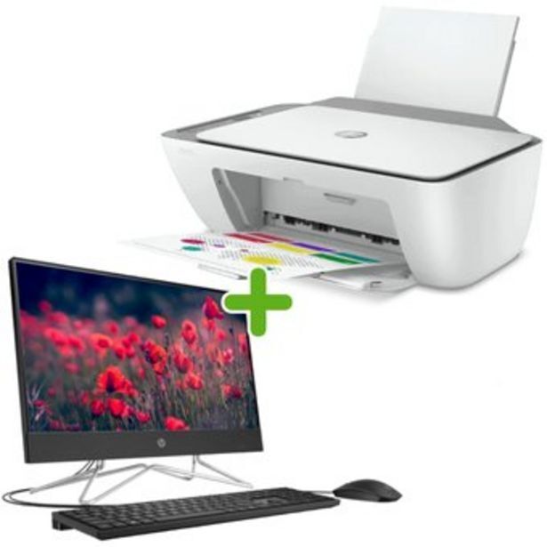 Linio Todo en uno hp 22-dd2004la 8gb 256gb + impresora hp 2775 oferta