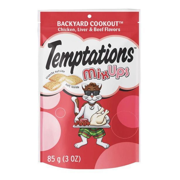 Carulla Snacks gatos poll hig res temptations 85 gr oferta
