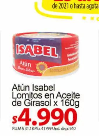 Atun Isabel Lomitos En Aceite