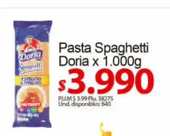 Caribe Supermercados Pasta Spaghetti Doria oferta