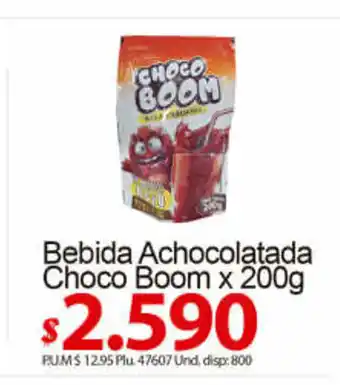 Caribe Supermercados Bebida Achocolatada Choco Boom oferta