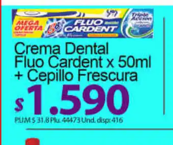 Caribe Supermercados Crema Dental Fluo Cardent oferta