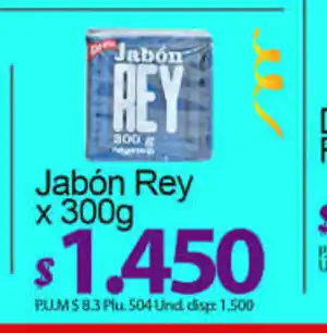 Caribe Supermercados Jabón Rey oferta