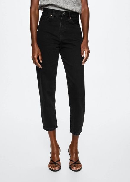 Mango Jeans mom tiro alto oferta