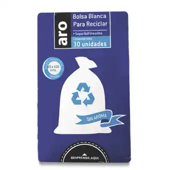 Makro Bolsa basura aro industrial 65x100 blanca x 30u oferta