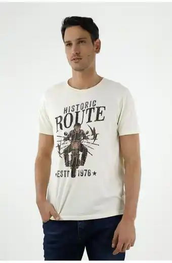 Tennis Camiseta para hombre color crudo oferta