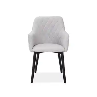 Tugó Silla de comedor brienne gris plata oferta