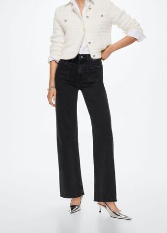 Mango Jeans wideleg bolsillos oferta