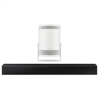 Samsung Proyector the freestyle lsp3 + barra de sonido hw-t400/zl oferta