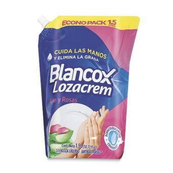 Makro Lavaloza liquido lozacrem aloe y rosas doypack blancox 1500ml oferta