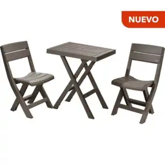 Rimax Combo plegable ( mesa cuadrada + 2 sillas plegables barú) oferta