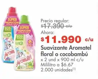 Metro Suavizante aromatel 2un x 900ml oferta