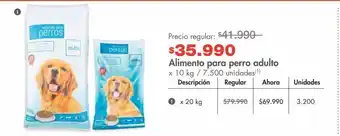 Metro Alimento para perro adulto x 10kg oferta