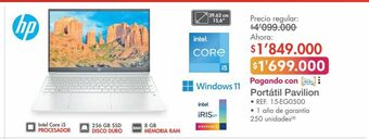 Metro Computador portátil hp oferta