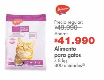 Metro Alimento para gatos máxima x 8kg oferta