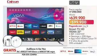 Metro Smart tv caixun 32" oferta