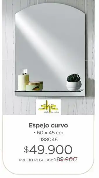 Easy Espejo curvo • 60 x 45 cm 1188046 oferta
