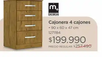 Easy Cajonera 4 cajones • 90 x 60 x 47 cm 1271184 oferta