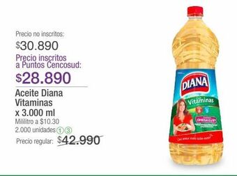 Jumbo Aceite diana vitaminas x 3.000 ml oferta