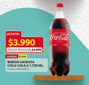 Ara Bebida Gaseosa Coca-Cola x 1.750ml oferta