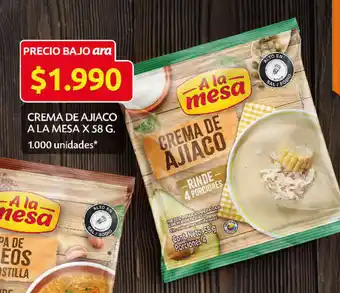 Ara Crema de Ajiaco A la Mesa x 58g - 1.000 unidades oferta