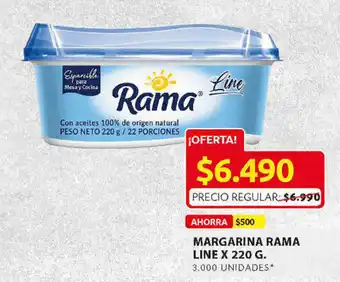Ara Margarina Rama Line x 220g oferta