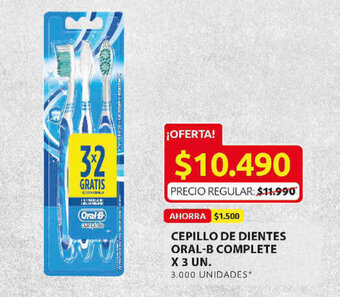 Ara Cepillo de Dientes Oral-B Complete x 3 un oferta